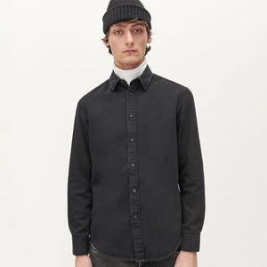 Reserved - Bavlnená košeľa - Čierna vyobraziť