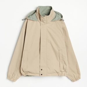 Reserved - Obojstranná bunda s kapucňou PREMIUM - Béžová vyobraziť