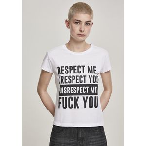 MR.TEE Dámske tričko Ladies Respect Me Tee Farba: white, Veľkosť: L vyobraziť