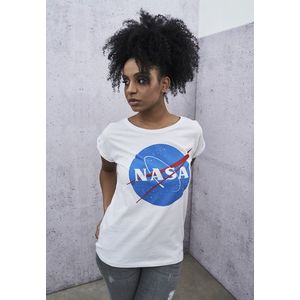 Dámske tričko MR.TEE Ladies NASA Insignia Tee Farba: white, Veľkosť: L vyobraziť