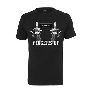 MR.TEE Pánske tričko Mister Tee Fingers Up Tee Farba: black, Veľkosť: S vyobraziť