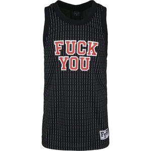 Pánske tričko MR.TEE Fuckyou Basketball Top Farba: blk/wht, Veľkosť: L vyobraziť