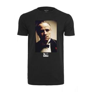 Pánske tričko MERCHCODE Godfather Portrait Tee Farba: black, Veľkosť: L vyobraziť