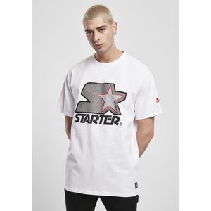Pánske tričko Starter Multicolored Logo Tee Farba: wht/gry, Veľkosť: L vyobraziť