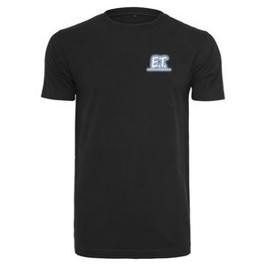 Dámske tričko MERCHCODE Ladies E.T. Logo And Space Tee Farba: black, Veľkosť: L vyobraziť