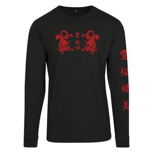 Dámske tričko MR.TEE Ladies Chinese Letters Longsleeve Farba: black, Veľkosť: L vyobraziť