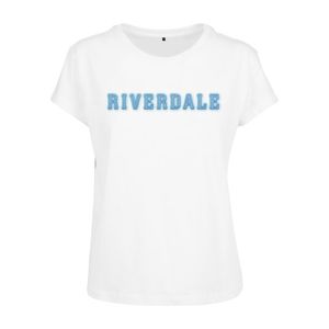 Dámske tričko MERCHCODE Ladies Riverdale Logo Tee Farba: white, Veľkosť: M vyobraziť