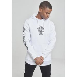 Pánska mikina MR.TEE Push Me Hoody Farba: white, Veľkosť: L vyobraziť