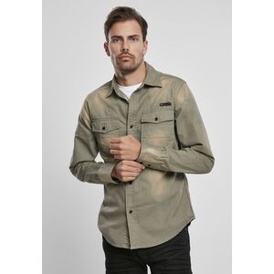 Pánska košeľa BRANDIT Hardee Denim Shirt Farba: olive grey, Veľkosť: M vyobraziť