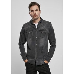 Pánska rifľová košeľa BRANDIT Riley Denim Farba: black, Veľkosť: 3XL vyobraziť