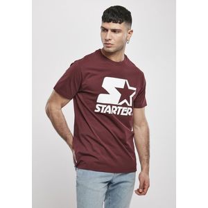 Pánske tričko Starter Logo Tee Farba: oxblood, Veľkosť: L vyobraziť
