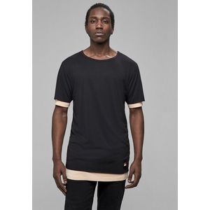 CAYLER SONS Pánske tričko C&S CSBL Deuces Long Layer Tee Farba: black/pale peach, Veľkosť: L vyobraziť