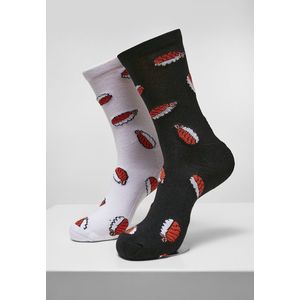Ponožky MR.TEE Sushi Socks 2-Pack Farba: black/white, Veľkosť: 43-46 vyobraziť