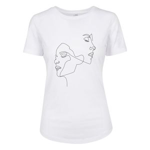 Dámske tričko MR.TEE Ladies One Line Fit Farba: white, Veľkosť: L vyobraziť