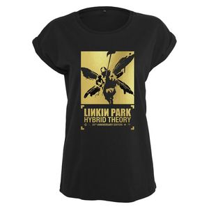 Dámske tričko MERCHCODE Ladies Linkin Park Anniversary Motive Farba: black, Veľkosť: L vyobraziť