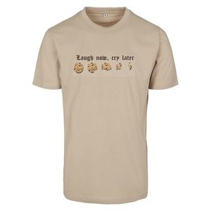 Pánske tričko MR.TEE Laugh Now Tee Farba: sand, Veľkosť: L vyobraziť