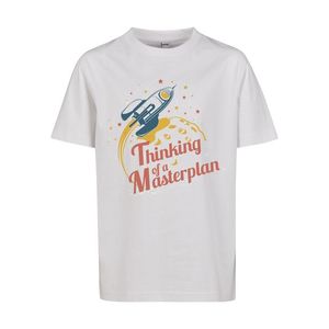 Detské tričko MR.TEE Kids Thinking Of A Masterplan Farba: white, Veľkosť: 110/116 vyobraziť