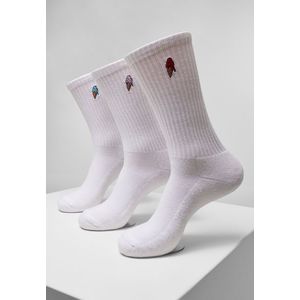Ponožky MR.TEE Ice Cream Socks 3-Pack Farba: white, Veľkosť: 43-46 vyobraziť