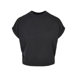 Dámske tričko Urban Classics Short Pigment Dye Cut On Sleeve black Pohlavie: dámske, Velikost: XL vyobraziť
