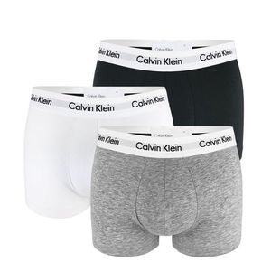 CALVIN KLEIN - 3PACK Cotton stretch black, white, gray boxerky z organickej bavlny-XL (101-106 cm) vyobraziť