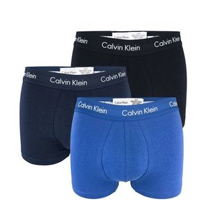 CALVIN KLEIN - 3PACK Cotton stretch modré boxerky z organickej bavlny-XL (101-106 cm) vyobraziť