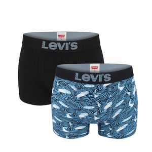 LEVI`S - 2 PACK Levi`s blue combo print boxerky -L (89 - 95 cm) vyobraziť