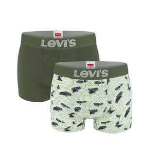 LEVI`S - 2 PACK Levi`s green combo print boxerky -XL (95 - 105 cm) vyobraziť