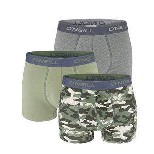 O'NEILL - 3PACK camo army green & gray boxerky z organickej bavlny-XXL (103-108 cm) vyobraziť