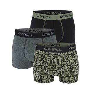 O'NEILL - 3PACK scrabble black & gray boxerky z organickej bavlny-XL (96-102 cm) vyobraziť