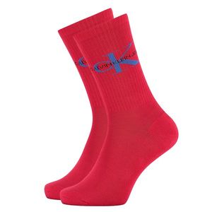 CALVIN KLEIN - CK jeans logo červené ponožky-UNI vyobraziť