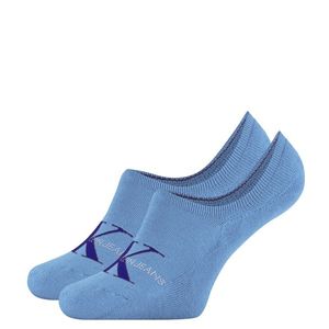 CALVIN KLEIN - CK jeans logo neviditeľné ponožky modré-UNI vyobraziť