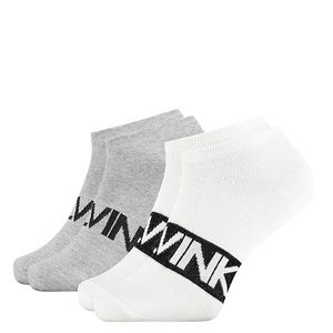 CALVIN KLEIN - 2PACK členkové ponožky intense power farebné s logom CK-39-42 vyobraziť