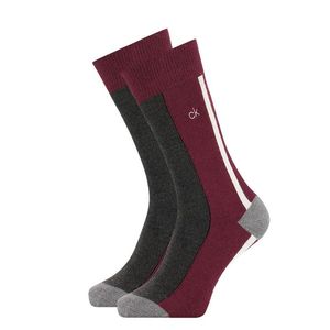 CALVIN KLEIN - luxury color blocked watson red ponožky-UNI vyobraziť