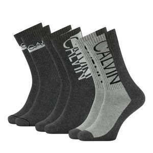 CALVIN KLEIN - 3PACK jeans athleisure dark grey ponožky-UNI vyobraziť