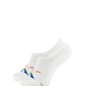 CALVIN KLEIN - CK jeans logo white neviditeľné ponožky - pride edition-UNI vyobraziť