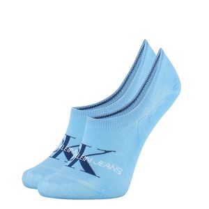 CALVIN KLEIN - CK jeans logo neviditeľné ponožky modré-UNI vyobraziť