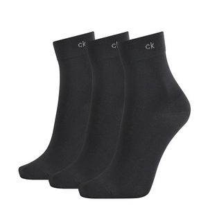 CALVIN KLEIN - 3PACK čierne ponožky s logom CK -UNI vyobraziť