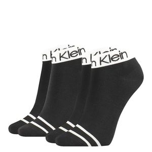 CALVIN KLEIN - 2PACK black combo coolmax členkové ponožky-UNI vyobraziť