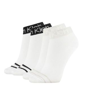 CALVIN KLEIN - 2PACK white combo coolmax členkové ponožky-UNI vyobraziť