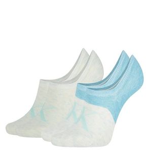CALVIN KLEIN - 2PACK CK jeans logo aqua neviditeľné ponožky-UNI vyobraziť