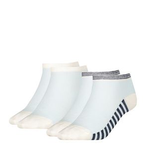 TOMMY HILFIGER - 2PACK summer stripes biele členkové ponožky-39-42 vyobraziť