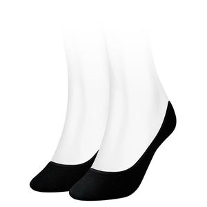 TOMMY HILFIGER - 2PACK čierne neviditeľné ponožky-39-42 vyobraziť