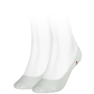 TOMMY HILFIGER - 2PACK biele neviditeľné ponožky-35-38 vyobraziť