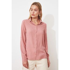 Trendyol Rose Dry Basic Textured Fabric Shirt vyobraziť