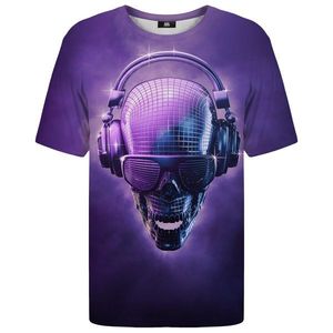 Pánske tričko Mr. GUGU & Miss GO Disco Skull vyobraziť