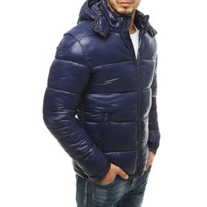 Navy blue men's quilted winter jacket TX3471 vyobraziť