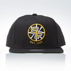 Mitchell & Ness cap snapback Golden State Warriors black WOOL SOLID NT78Z - Uni vyobraziť