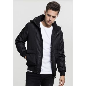 Urban Classics Heavy Hooded Jacket black - S vyobraziť