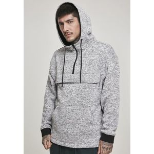 Urban Classics Knit Fleece Pull Over Hoody grey - S vyobraziť