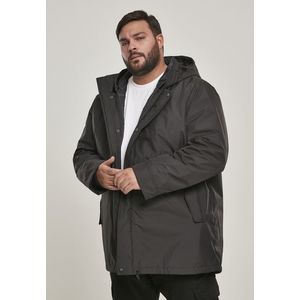 Urban Classics Hooded Long Jacket black - L vyobraziť